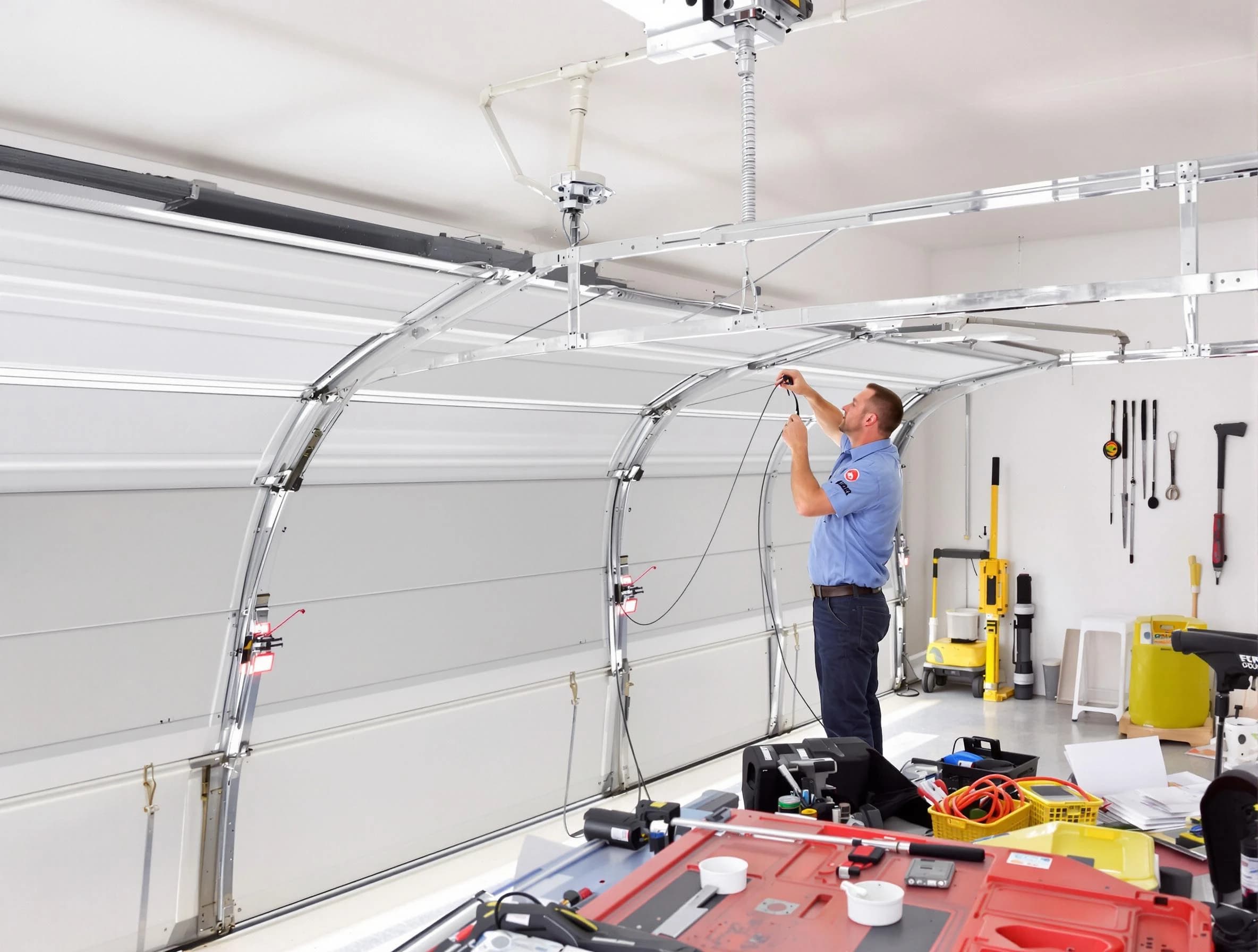 Garage door cable repair service by Panthersville Garage Door Repair in Panthersville