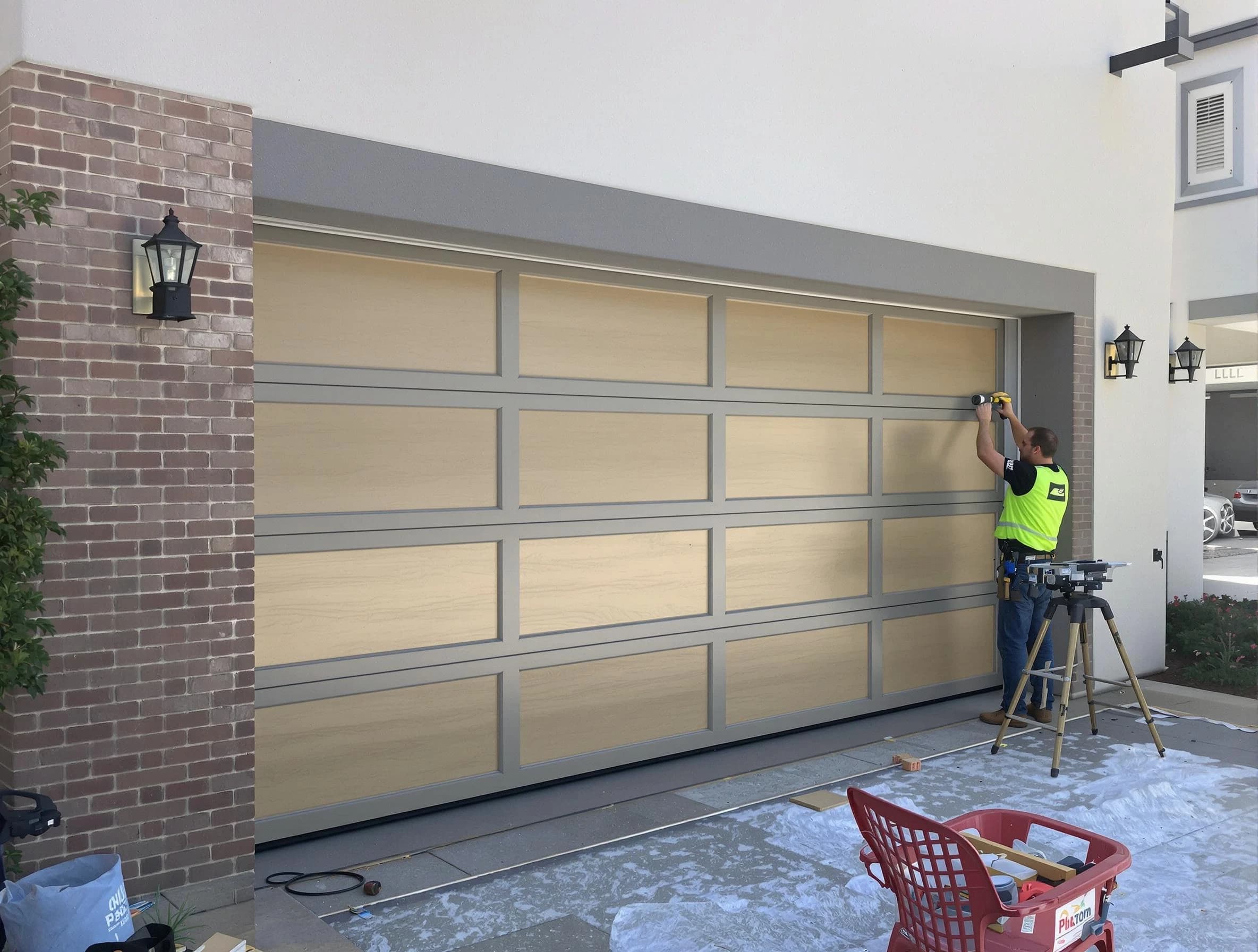 Garage door replacement service by Panthersville Garage Door Repair in Panthersville