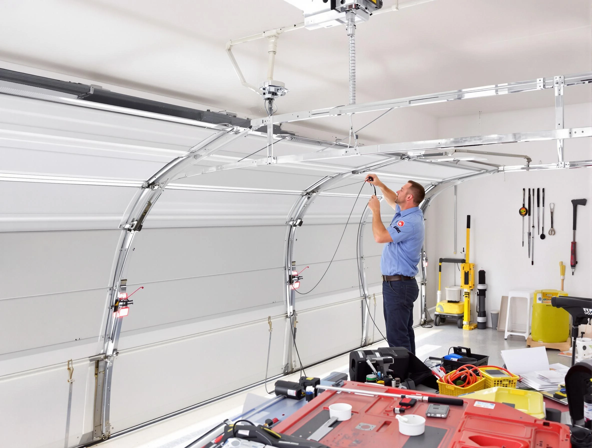 Garage door cable repair service by Panthersville Garage Door Repair in Panthersville