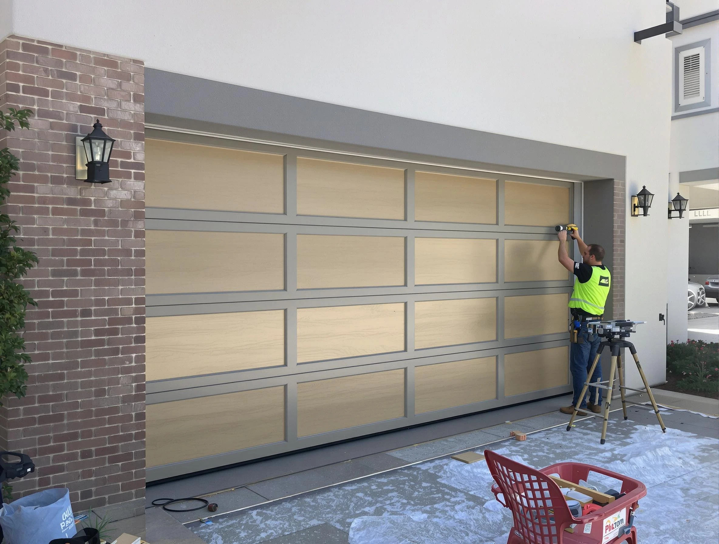 Garage door replacement service by Panthersville Garage Door Repair in Panthersville