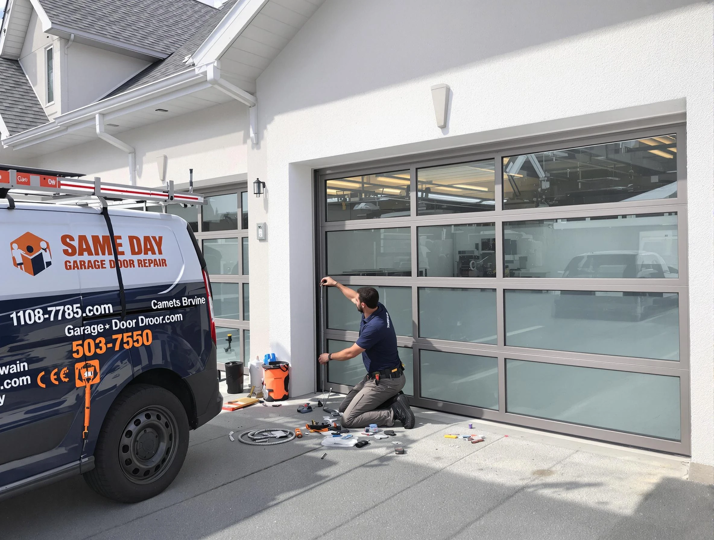 Same-day garage door repair service by Panthersville Garage Door Repair in Panthersville